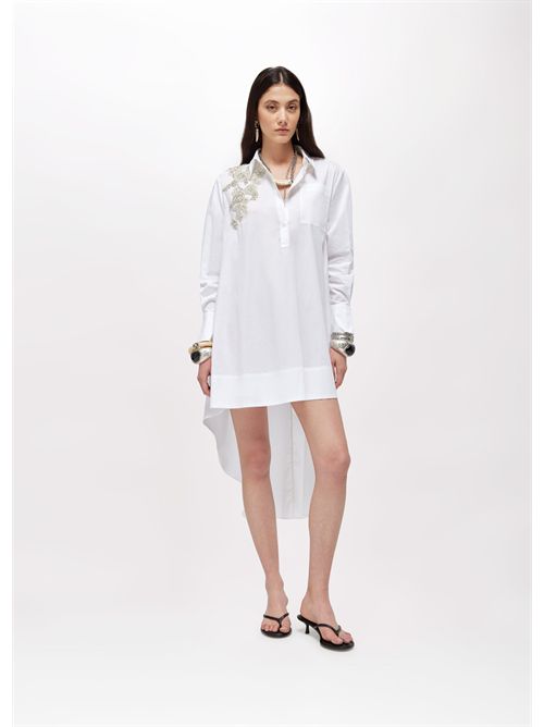 Dress woman white BLUGIRL BLUMARINE | RA6144T2943/11111